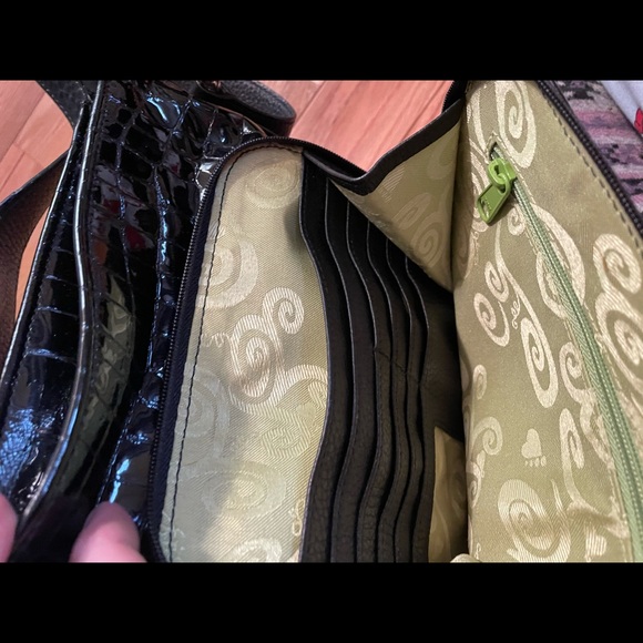 Brighton black patent leather purse - Picture 6 of 8